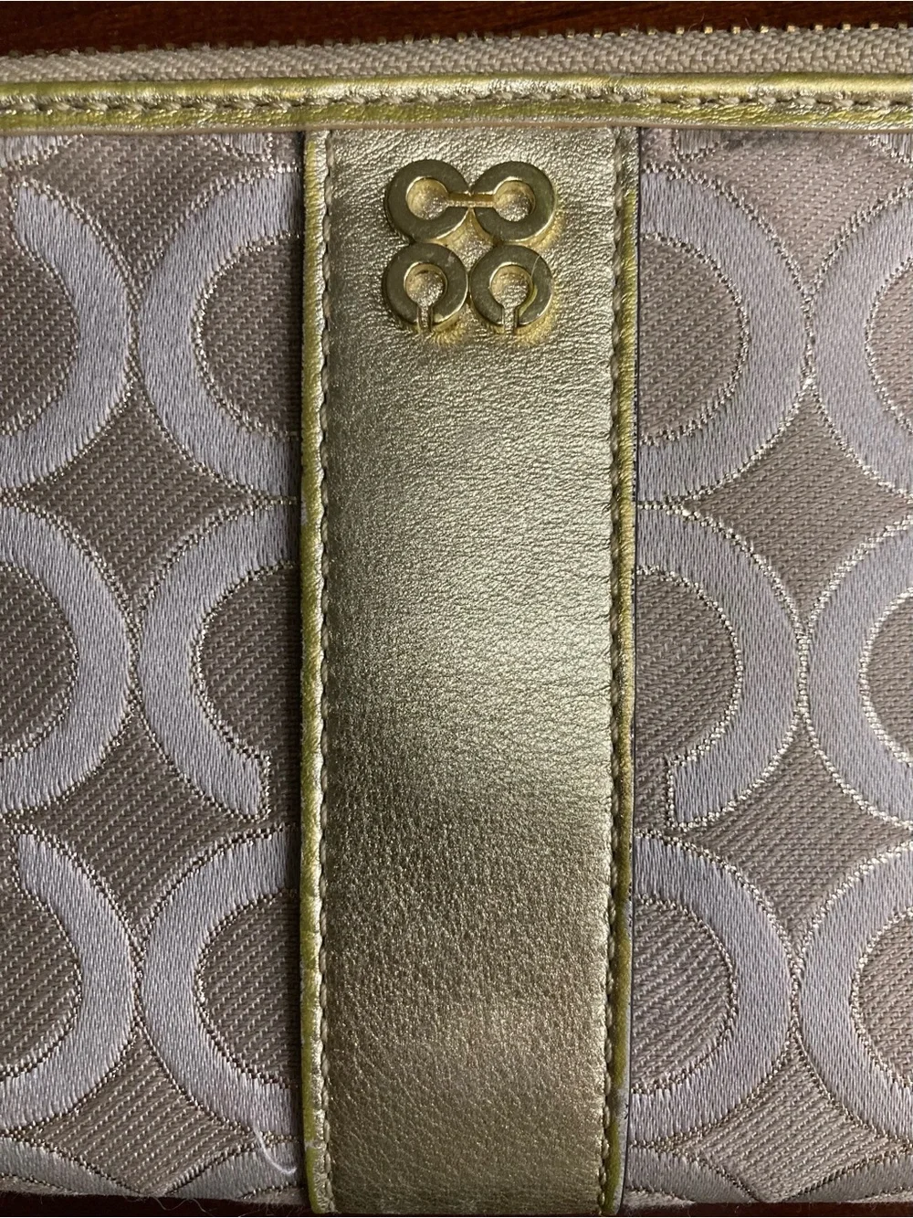 Coach pocket zip